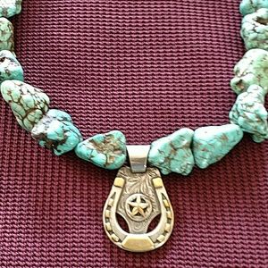 Custom made turquoise necklace
